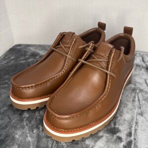 Coach Men's Banks Chestnut Brown Leather Boots